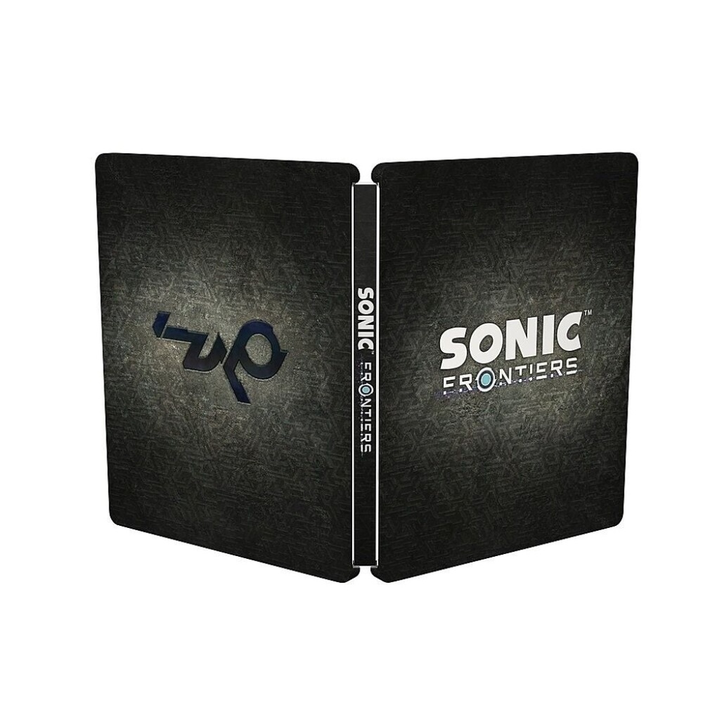 Sonic Frontiers SteelBook Black Case For Game Disc File (New In Packaging)